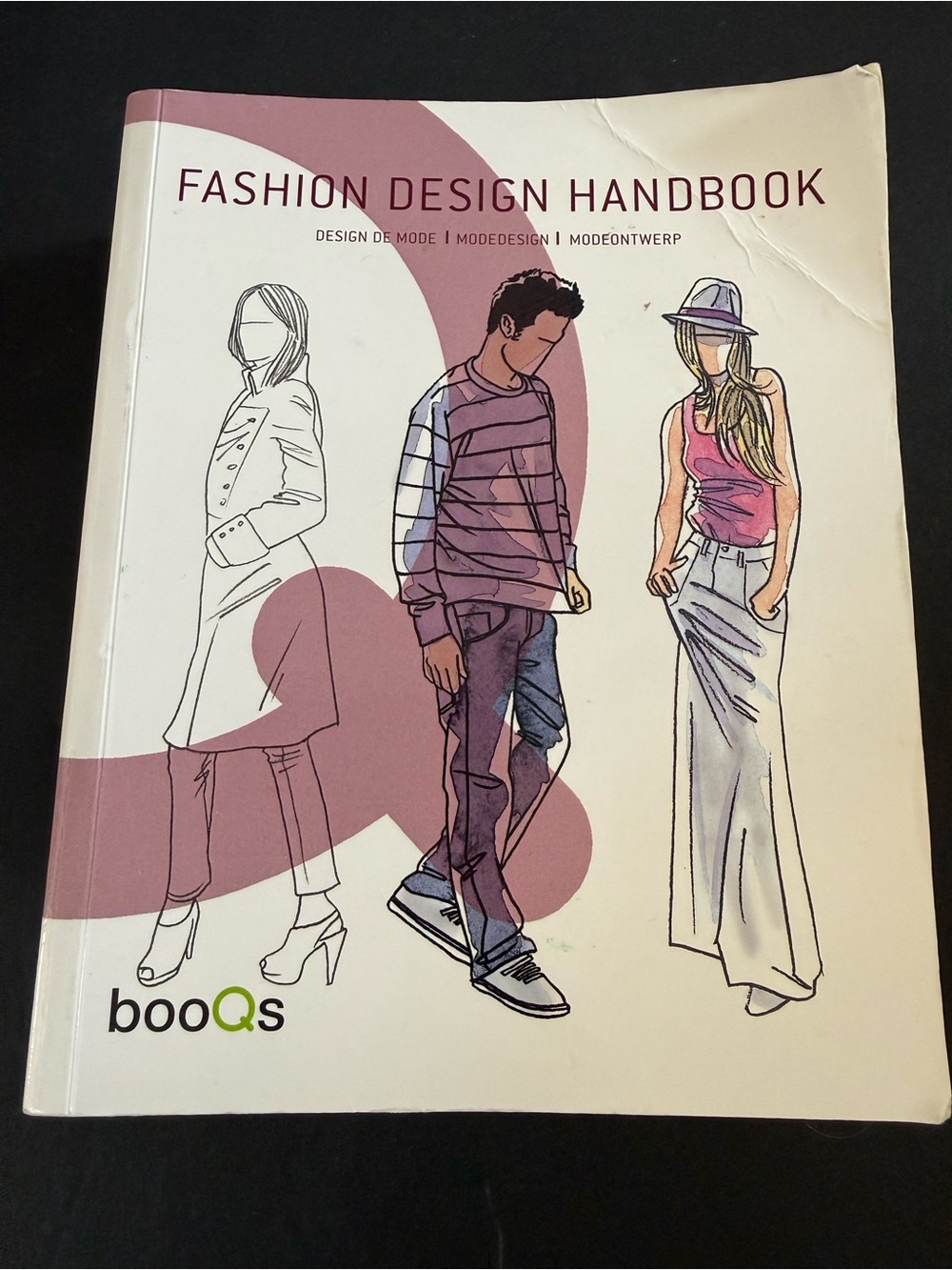 Fashion Design Handbook - Pink and White Cover by BooQS